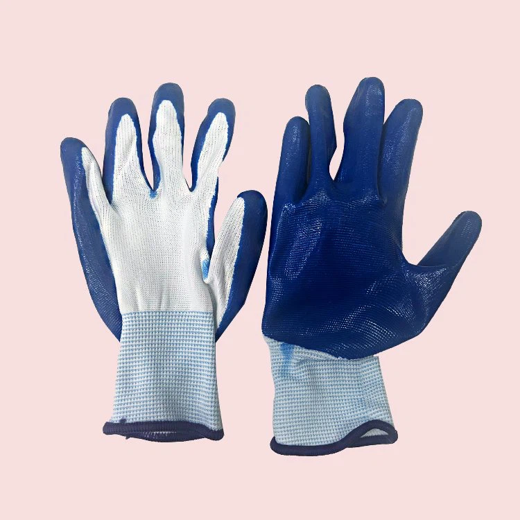 ¿Cuáles son los guantes de seguridad recubiertos de Nitrile Palm y cuáles son...